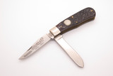 Vintage 1997 NKCA Camillus USA CCC5 Jigged Bone Trapper Folding Pocket Knife