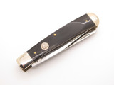 Vintage 2000 Smith & Wesson USA Buffalo Horn Handle Folding Trapper Pocket Knife