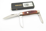 Vintage Puma Solingen Germany Stockman Jigged Bone Handle Folding Pocket Knife