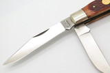 Vintage Puma Solingen Germany Stockman Jigged Bone Handle Folding Pocket Knife