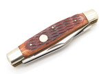 Vintage Puma Solingen Germany Stockman Jigged Bone Handle Folding Pocket Knife