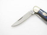 Vintage Buck Creek Copperhead Solingen Germany Blue Handle Folding Pocket Knife