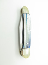 Vintage Buck Creek Copperhead Solingen Germany Blue Handle Folding Pocket Knife