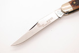 Vintage 1995 Queen Cutlery 9125 USA Muskrat Delrin Handle Folding Pocket Knife