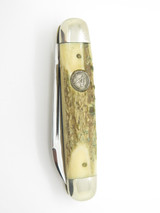 Vitage 1981 Queen NKCA Stag Equal End Cigar Folding Pocket Knife