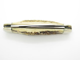 Vitage 1981 Queen NKCA Stag Equal End Cigar Folding Pocket Knife