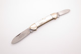 Vtg 1999 Bulldog Solingen Germany Pearl Celluloid Handle Folding Pocket Knife