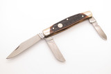 Vintage Boker USA Tree Brand 9885 Jigged Bone Stockman Folding Pocket Knife