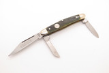 Vintage Boker USA Tree Brand 4610 Wood Handle Stockman Folding Pocket Knife