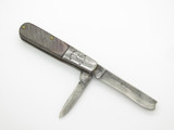 Vintage Boker Tree Brand 495 Barlow Sawcut Delrin Folding Pocket Knife