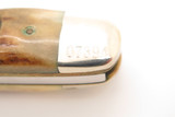 Vintage 1981 Queen NKCA 07394 Stag Equal End Cigar Folding Pocket Knife