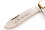 Vintage Weidmannsheil Solingen Germany Stag Bone Folding Hunter Saw Camp Knife