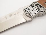 G. Sakai Seki Japan Cherry Blossom Sakura 2 Karin Kobu VG-10 San Mai Fixed Knife