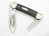 Vtg 10 Dot 1980 Case XX 62131 Jigged Bone Canoe Folding Pocket Knife