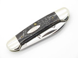 Vtg 10 Dot 1980 Case XX 62131 Jigged Bone Canoe Folding Pocket Knife