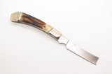 Vintage Frost Razor Folder Seki Japan 4" Second Cut Stag Folding Pocket Knife