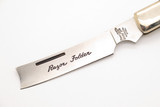 Vintage Frost Razor Folder Seki Japan 4" Second Cut Stag Folding Pocket Knife
