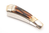 Vintage Frost Razor Folder Seki Japan 4" Second Cut Stag Folding Pocket Knife
