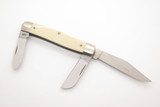 Vintage Colonial Ranger Prov USA Stockman Deer Scrimshaw Folding Pocket Knife