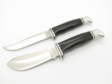 Vintage 1973-80 Buck 104 Twin Set 103 102 Fixed Blade Sportsman Hunting Knife