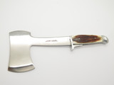 Vintage 1978-82 Parker Brothers Seki Japan Imai Stag Fixed Knife Hatchet Combo