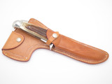 Vintage 1978-82 Parker Brothers Seki Japan Imai Stag Fixed Knife Hatchet Combo
