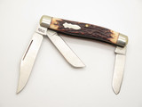 Vtg Schrade Uncle Henry USA 885 Stockman Folding 164 Fixed Knife Gift Set