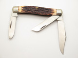 Vtg Schrade Uncle Henry USA 885 Stockman Folding 164 Fixed Knife Gift Set