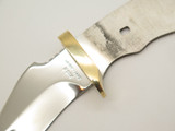 Vtg Explorer Seki Japan Tak Fukuta Polished Guthook Fixed AUS8 Knife Blade Blank