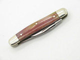 Vtg 1980 Case XX 62027 Red Appaloosa Bone Folding Pocket Jack Knife