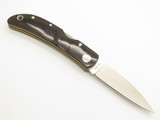 Vintage Al Mar Hawk Seki Japan Paper Micarta Lockback Folding Pocket Knife