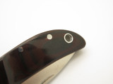 Vintage Al Mar Hawk Seki Japan Paper Micarta Lockback Folding Pocket Knife
