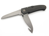 Vtg Browning 615 Kodiak FDT Gray Seki Japan Saw Folding Hunter Lockback Knife