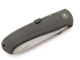 Vtg Browning 615 Kodiak FDT Gray Seki Japan Saw Folding Hunter Lockback Knife