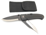 Vtg Browning 609 Kodiak FDT Seki Japan Clip / Drop Lockback Folding Hunter Knife