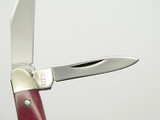 Vintage 1980 Case XX 6220 Red Appaloosa Bone Peanut Folding Pocket Knife