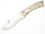 Vtg Explorer Guthook Seki Japan Tak Fukuta Straight AUS8 Fixed Knife Blade Blank