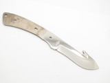 Vtg Explorer Guthook Seki Japan Tak Fukuta Straight AUS8 Fixed Knife Blade Blank