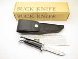 Vtg 1970s Buck 116 Caper 3 Three Liner Fixed Blade Hunting Knife & Box