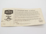 1942-2017 Buck 119 Special 75th Anniversary Fixed Blade Hunting Knife