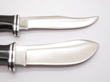 Vtg 1970s Buck 104 Twin Set 103 102 Fixed Blade Sportsman Hunting Knife & Box