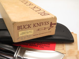Vintage 1970s Buck 117 Trophy Set 103 116 Fixed Hunting Twin Sportsman Knife