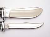 Vtg 1970s Buck 104 Twin Set 103 102 Sportsman Fixed Blade Hunting Knife & Box
