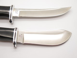 Vintage '88 Buck 115 Twin Sportsman Set 103 118 Fixed Blade Hunting Knife in Box