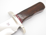 Joe Houser Custom Shop Buck 905 Mountain Man Bowie Ironwood Jasper Fixed Knife