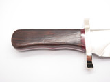 Joe Houser Custom Shop Buck 905 Mountain Man Bowie Ironwood Jasper Fixed Knife