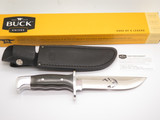 Buck 124 124BKSCA Frontiersman Limited Moose Cutout Bowie Fixed Hunting Knife