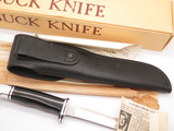 Vintage 1970s Buck 105 Pathfinder 3 Three Liner Fixed Blade Hunting Knife & Box