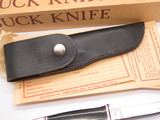 Vintage 1961-67 Buck 116 Caper One 1 Liner Fixed Blade Hunting Knife & Box