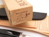Vintage 1961-67 Buck 116 Caper One 1 Liner Fixed Blade Hunting Knife & Box